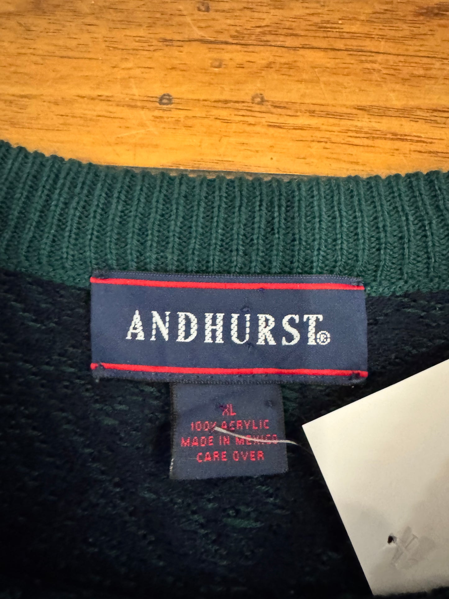 90s Andhurst Green Sweater (XL)