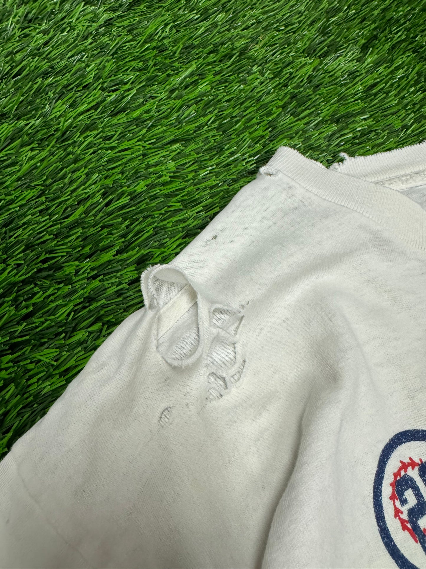 1989 New York Yankees Don Mattingly Nutmeg Vintage Thrashed MLB Tee (XL)