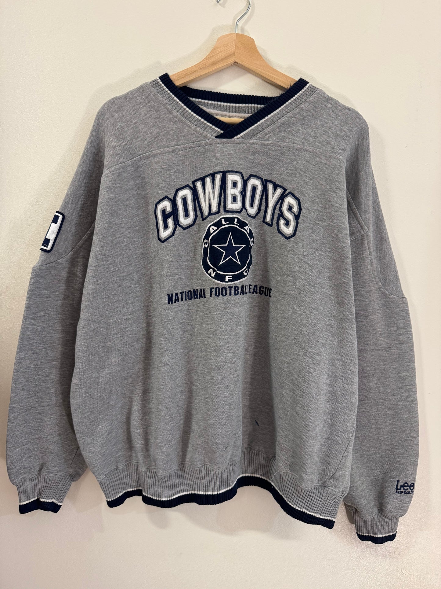 90s Dallas Cowboys Lee Vintage Embroidered Crewneck (XL)