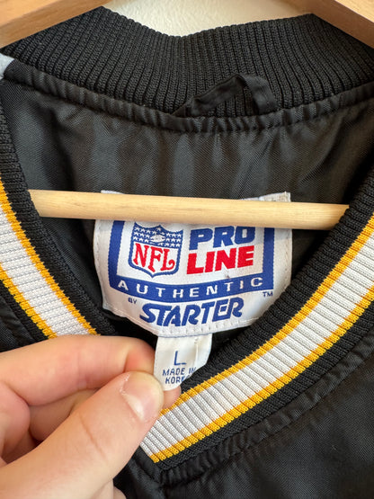 90s Pittsburgh Steelers Vintage Pro Line Starter Windbreaker (L)