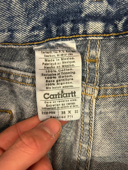 2008 Carhartt Distressed Blue Jeans (36 x 32)