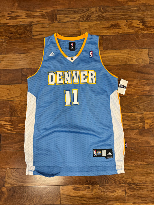 00s Chris Andersen "Birdman" Denver Nuggets Jersey (L)