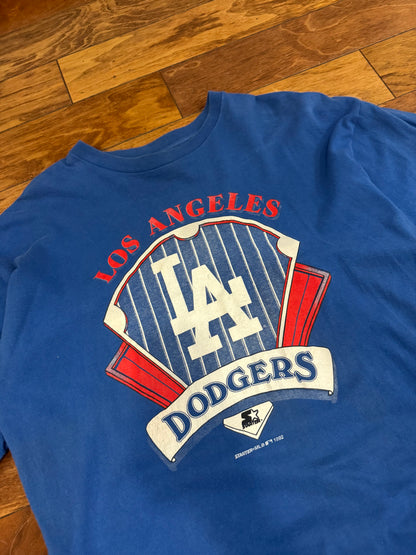 1992 Los Angeles Dodgers Starter Vintage MLB Tee (XL)