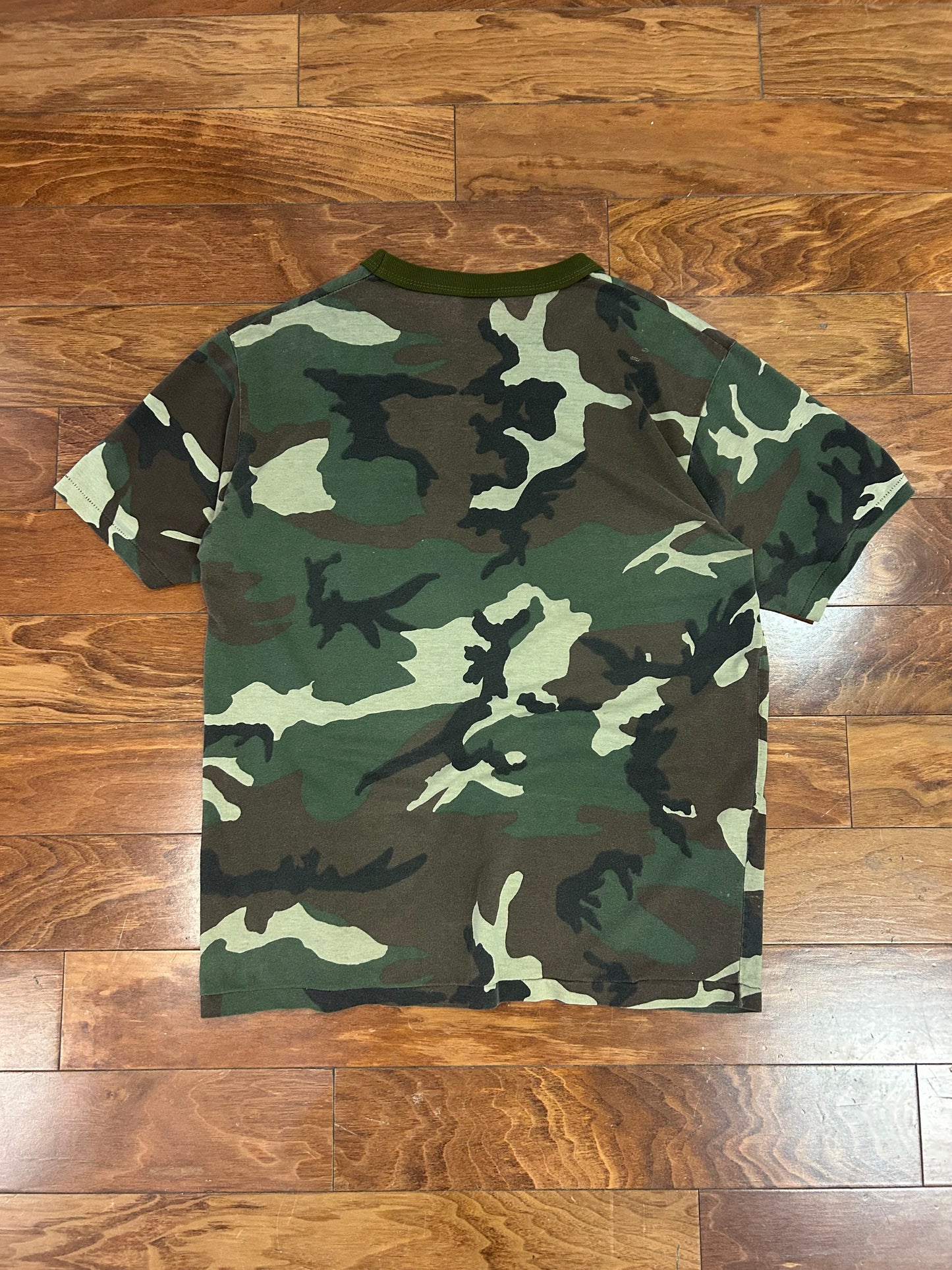 90s Camo Pocket Tee (L)