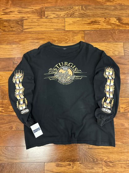 2009 Sturgis South Dakota Sleeve Hit Graphic Long-Sleeve Tee (XL)