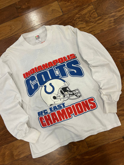 00s Colts AFC East Champions Long Sleeve Tee (XL)
