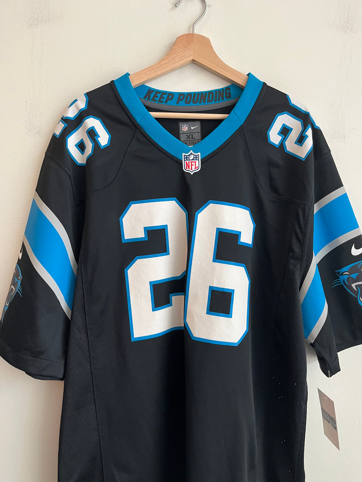 2016 Carolina Panthers Donte Jackson Home Nike Jersey (XL)