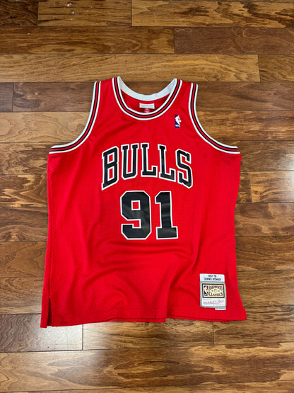 Chicago Bulls Dennis Rodman Mitchell & Ness Jersey (XL)