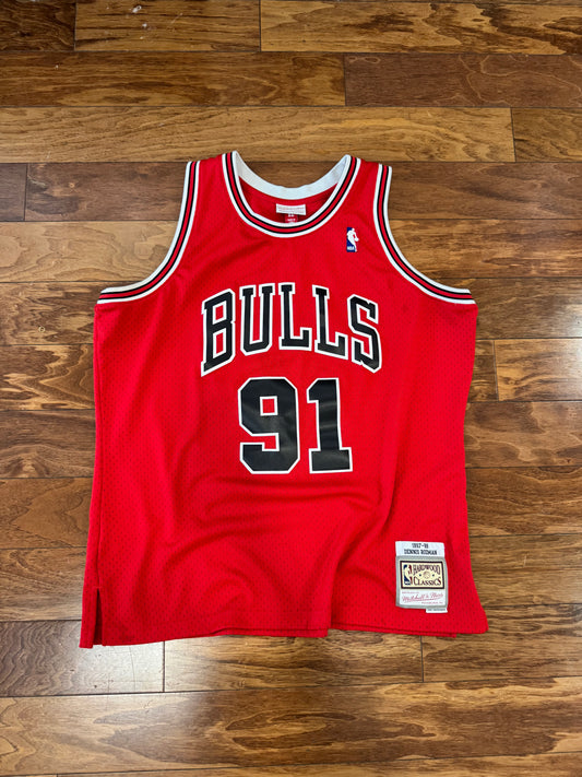 Chicago Bulls Dennis Rodman Mitchell & Ness Jersey (XL)