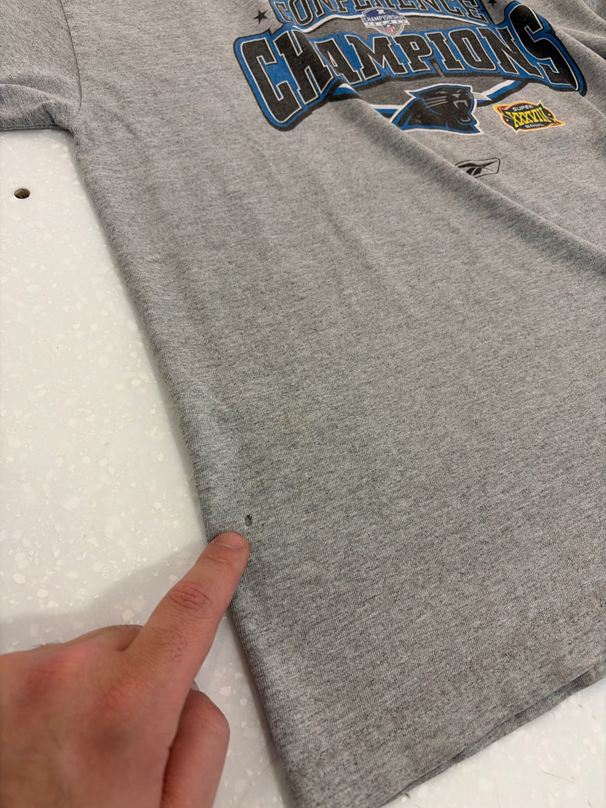 2003 Carolina Panthers Conference Champions Tee (S)