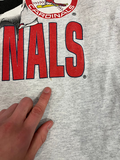 90s St Louis Cardinals Breakthrough Nutmeg MLB Tee (XL)