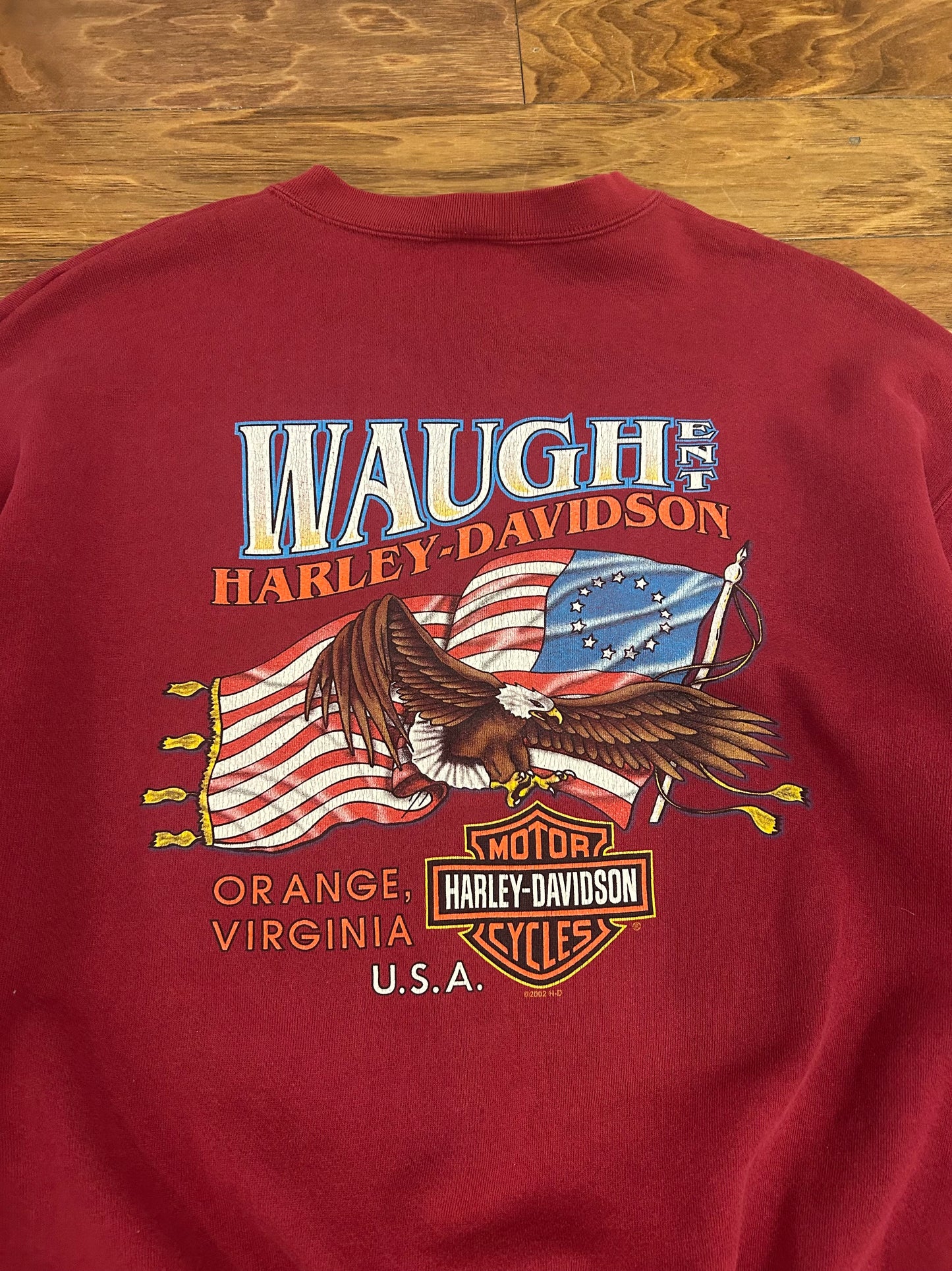 2003 Harley Davidson Maroon Virginia Crewneck (XL)