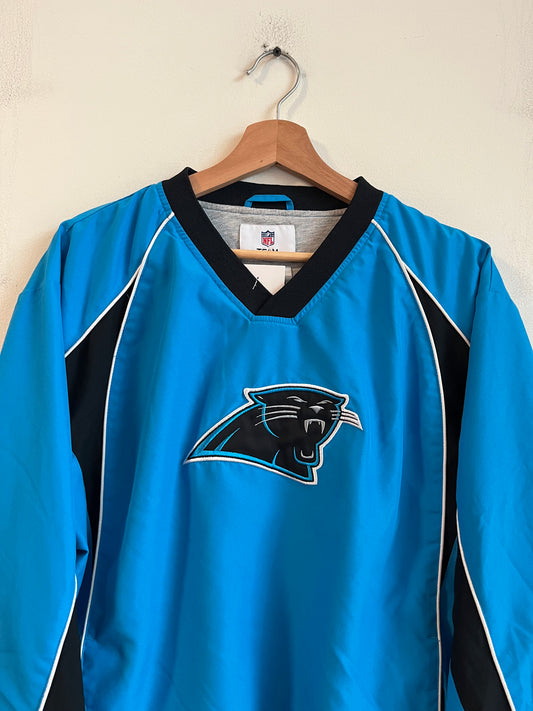 00s Carolina Panthers Blue NFL Logo Windbreaker (M)