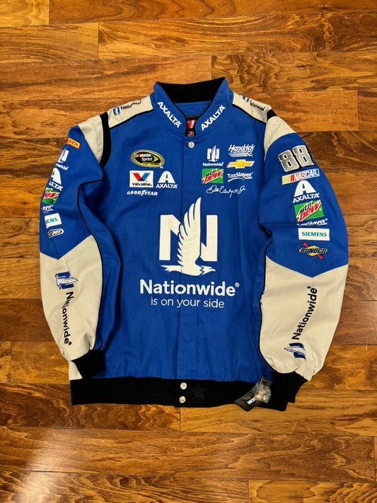 00s Dale Earnhardt Jr. Nationwide Jeff Hamilton Vintage Nascar Racing Jacket (XL)
