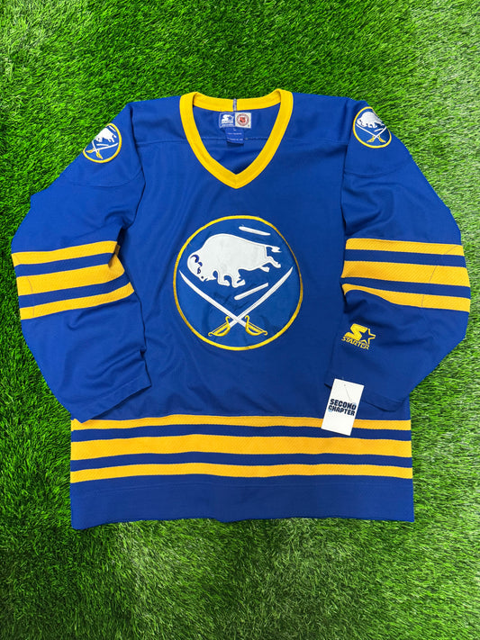 90s Buffalo Sabres Throwback NHL Starter Hockey Jersey (L)