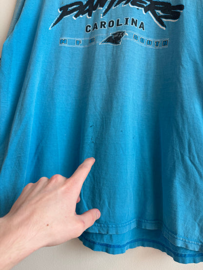 00s Carolina Panthers Crazy Faded/Distressed Tee (XL)