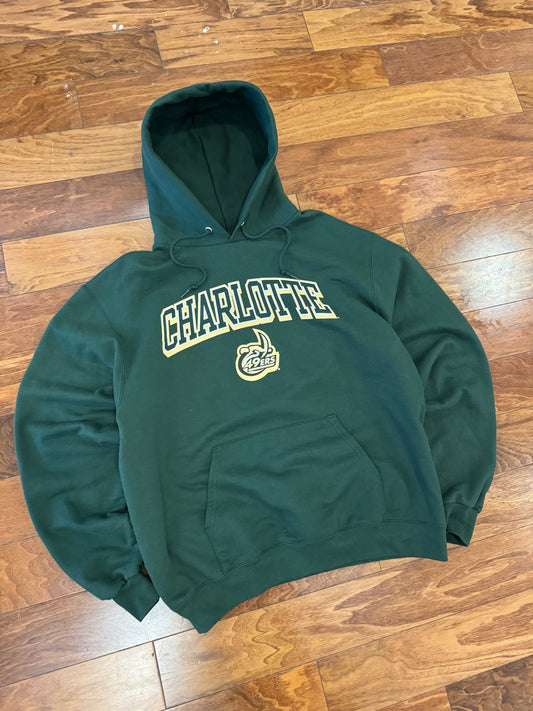 00s UNCC Spell Out Champion Hoodie (L)