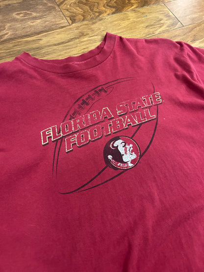 00s Florida State University (FSU) Distressed Vintage Tee (M)