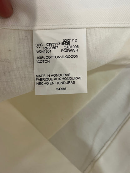 00s Dickies Sherwin William Deadstock White Painter Pants (34 x 32)
