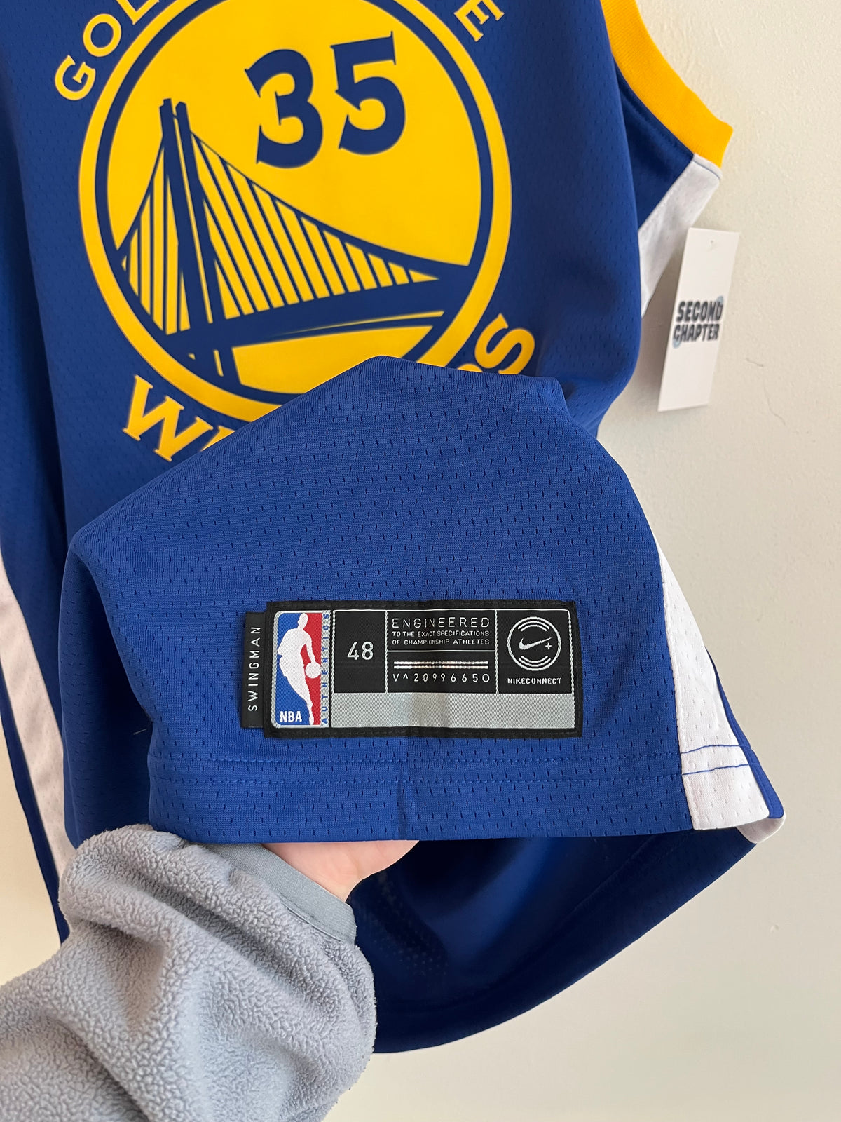 2017 Golden State Warriors Kevin Durant Nike Swingman Jersey (L)