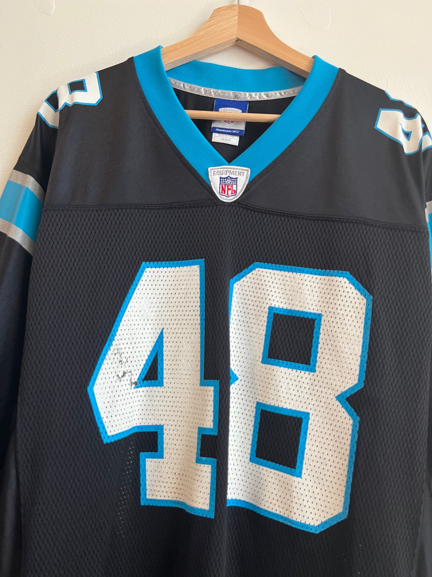 00s Carolina Panthers Stephen Davis Reebok Jersey (M)
