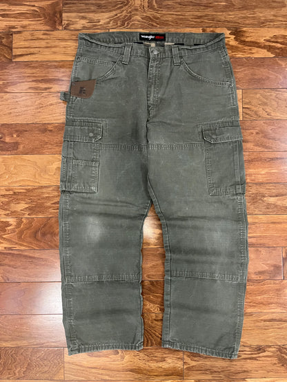 00s Wrangler Riggs Flannel Lined Pants (38 x 30)