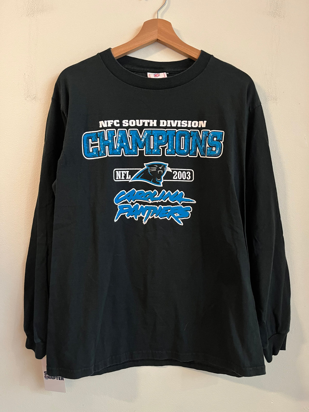 2003 Carolina Panthers South Division Champions Long Sleeve Shirt (M)