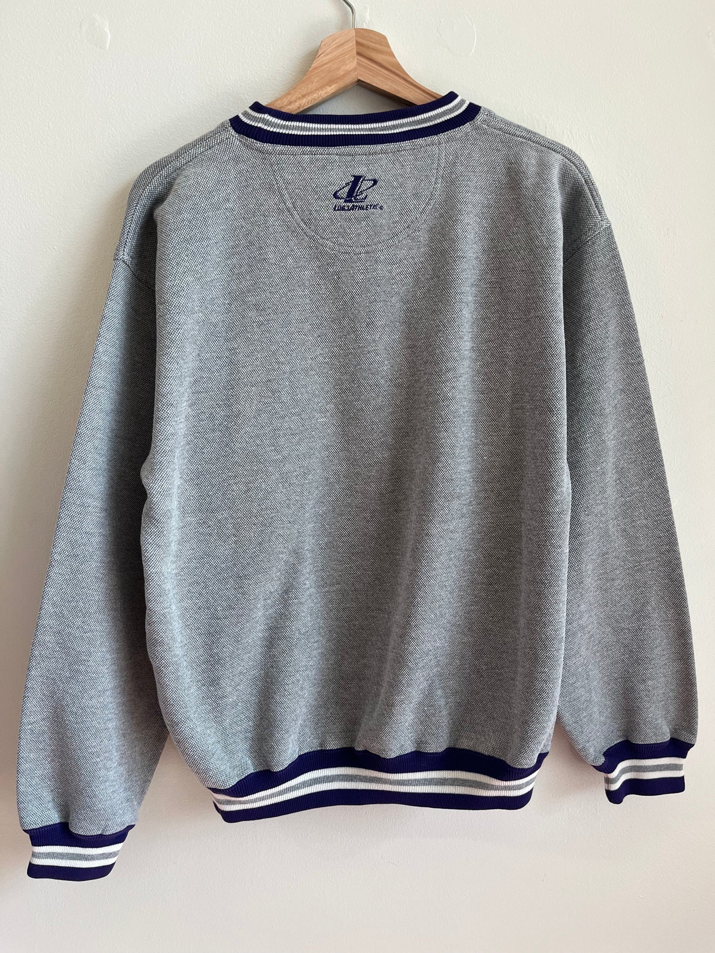 90s Baltimore Ravens NFL Pro Line Logo Athletic Crewneck (M)