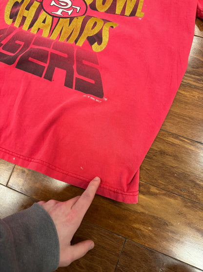 1995 San Francisco 49ers Big Spell Out Vintage Tee (XL)