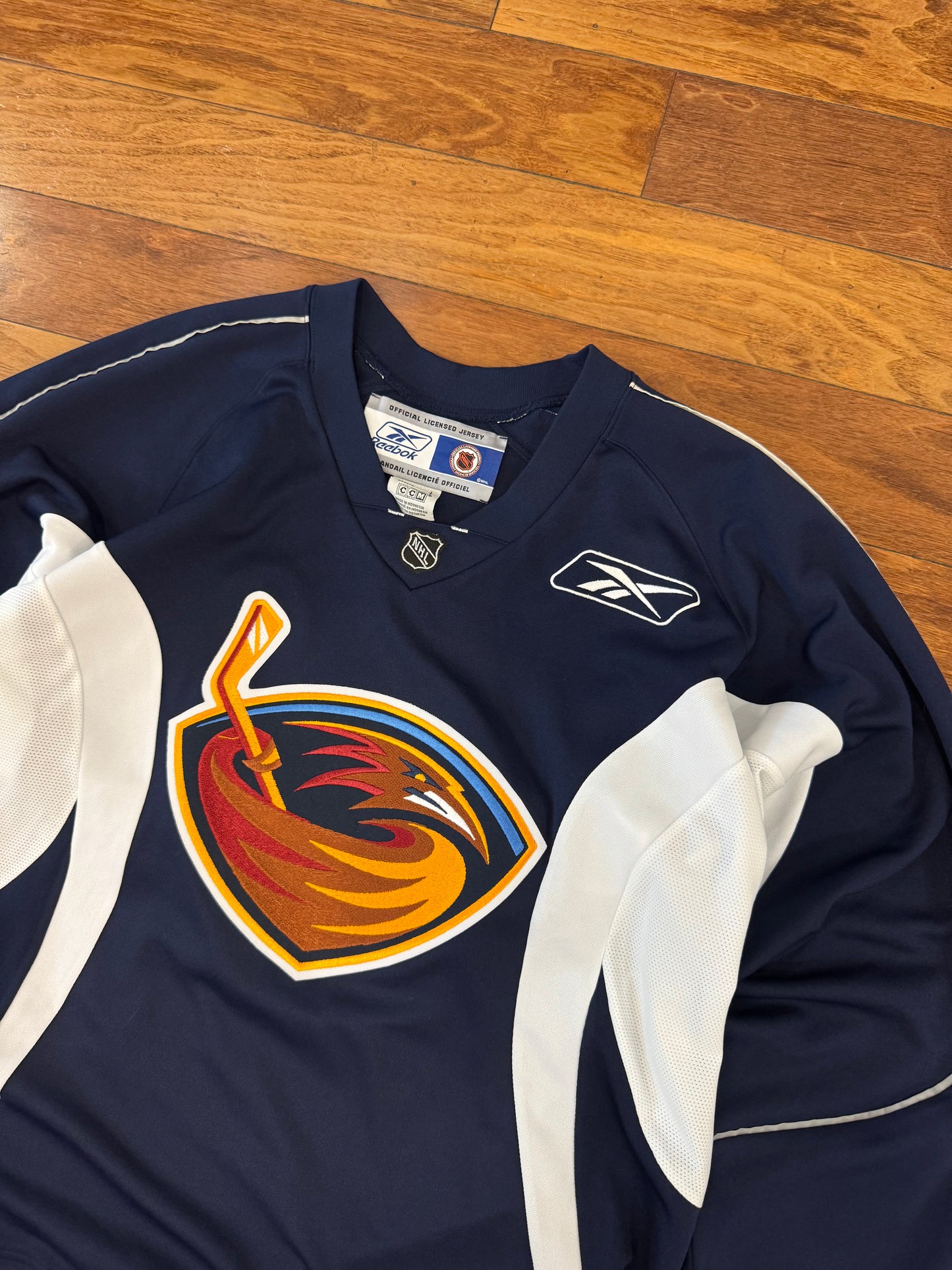 00s Atlanta Thrashers CCM Reebok Jersey (L)