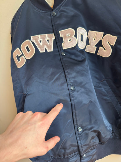 90s Dallas Cowboys Starter NFL Satin Jacket (XL)