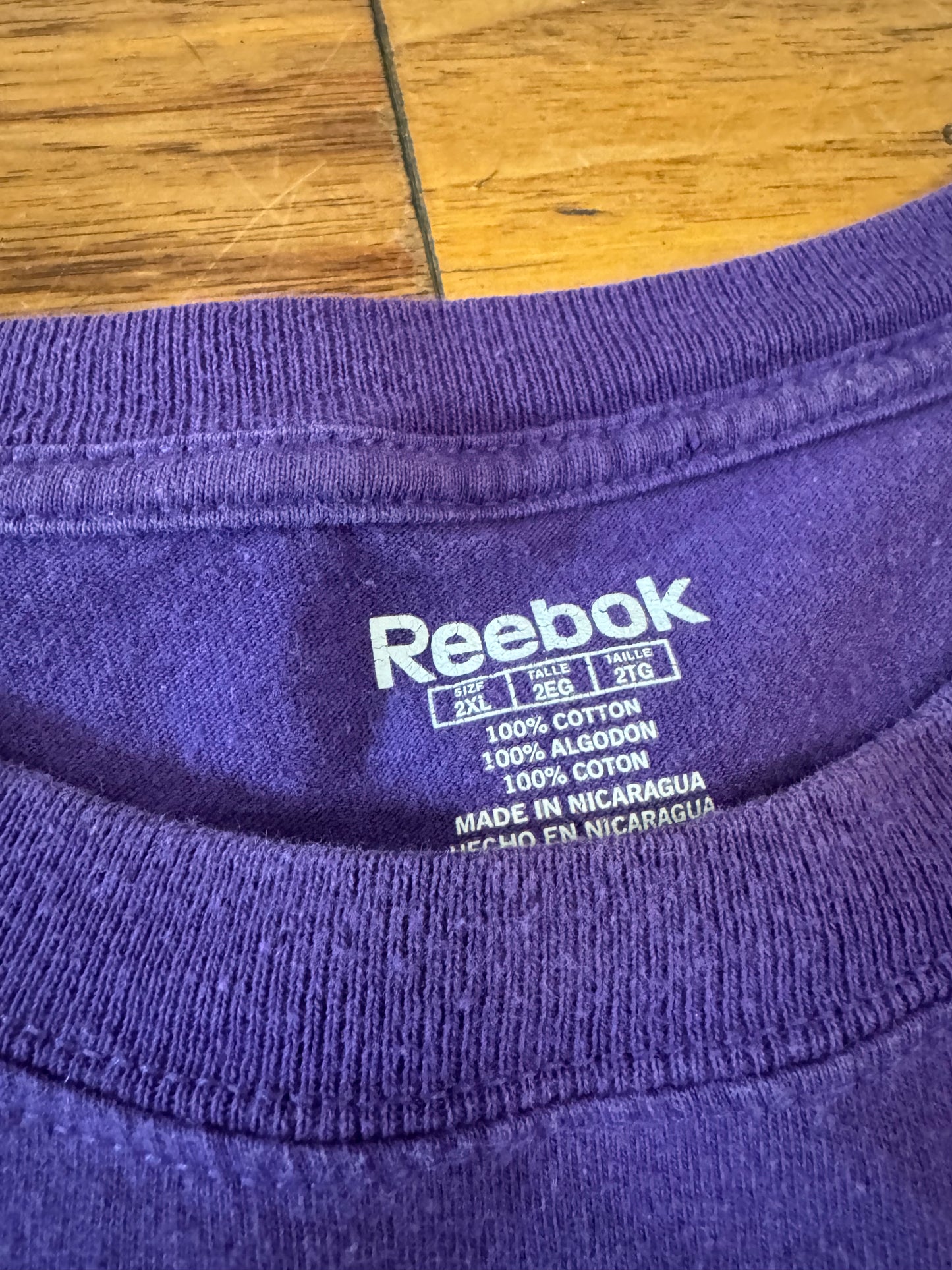 00s Minnesota Vikings Sideline Reebok Vintage Tee (XXL)