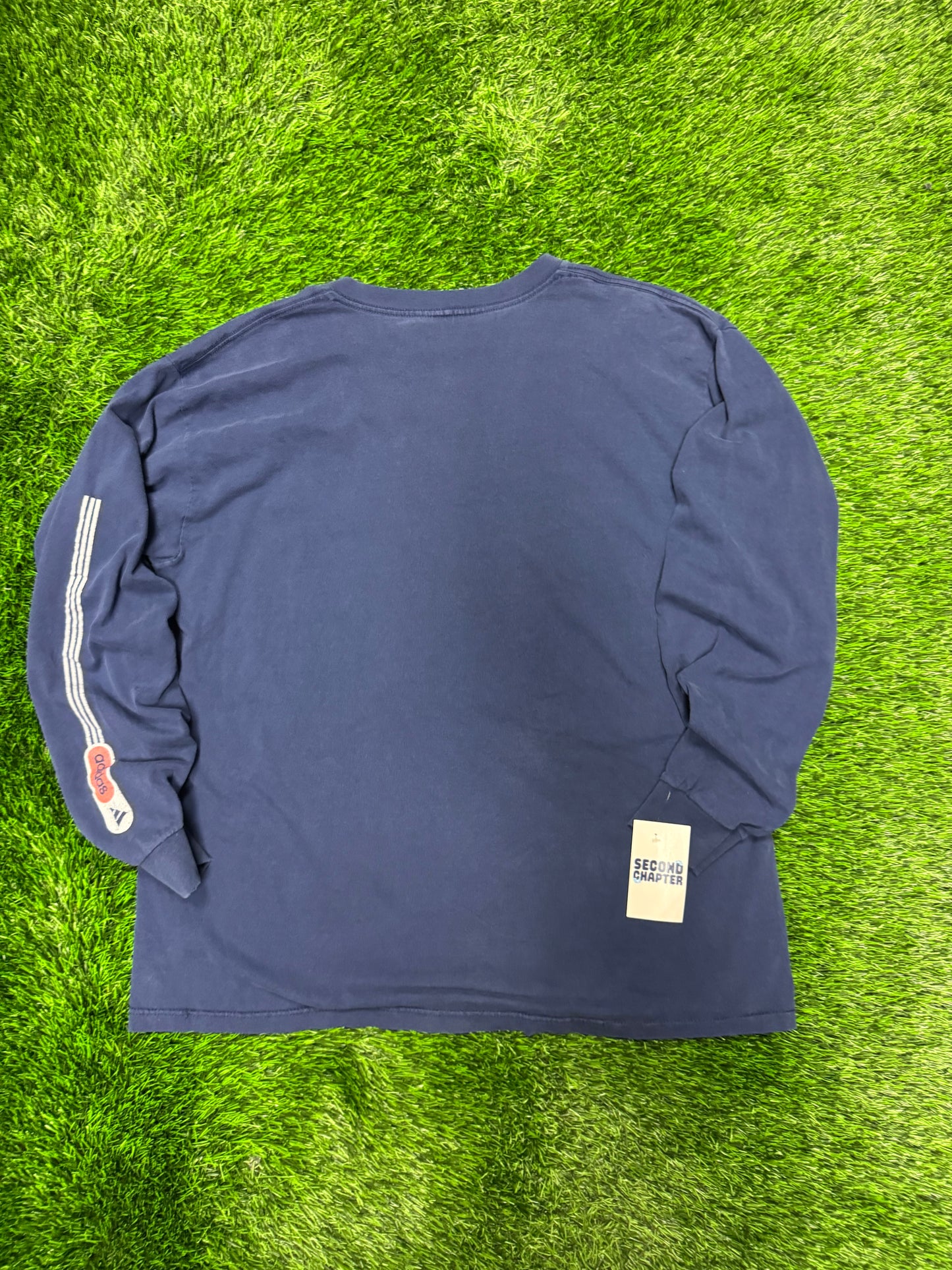 00s Adidas Navy Long Sleeve Vintage Tee (XL)
