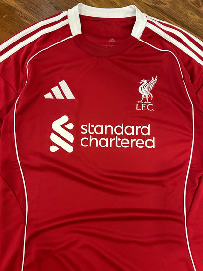 Liverpool FC Adidas Deadstock Soccer Jersey 2025 Kit (M)