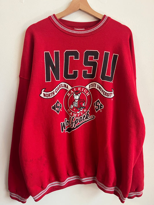 90s NC State Wolfpack Galt Sand Old Logo Crewneck (XL)