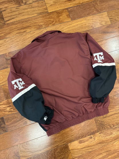 00s Texas A&M Vintage Starter Windbreaker (Youth L)