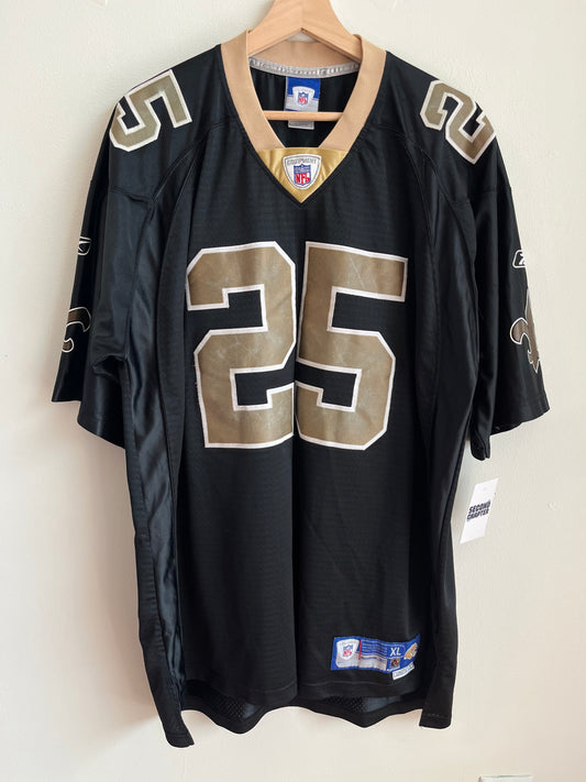 00s New Orleans Saints Reggie Bush Stitched Reebok Jersey (XL)
