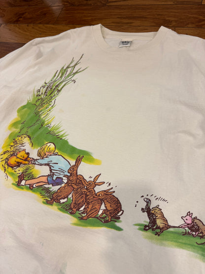 90s Winnie The Pooh And Friends Wrap Around Disney Tee (XXL)
