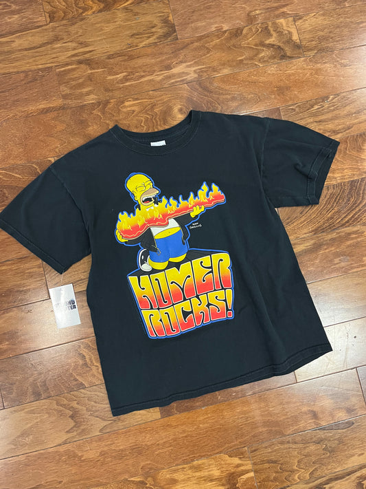 00s Homer Rocks Simpsons Tee (M)