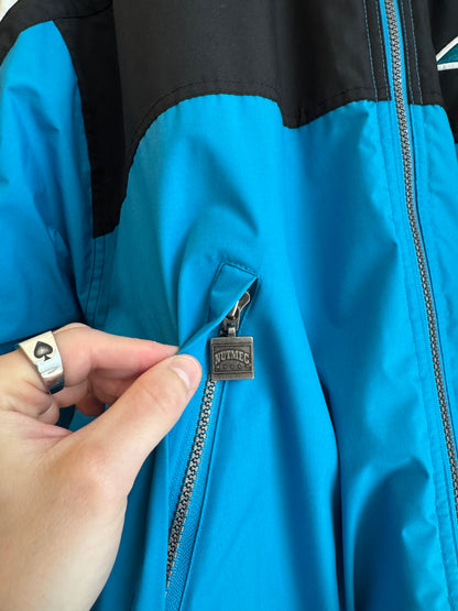 90s Carolina Panthers Nutmeg Embroidered Puffer Jacket (M)
