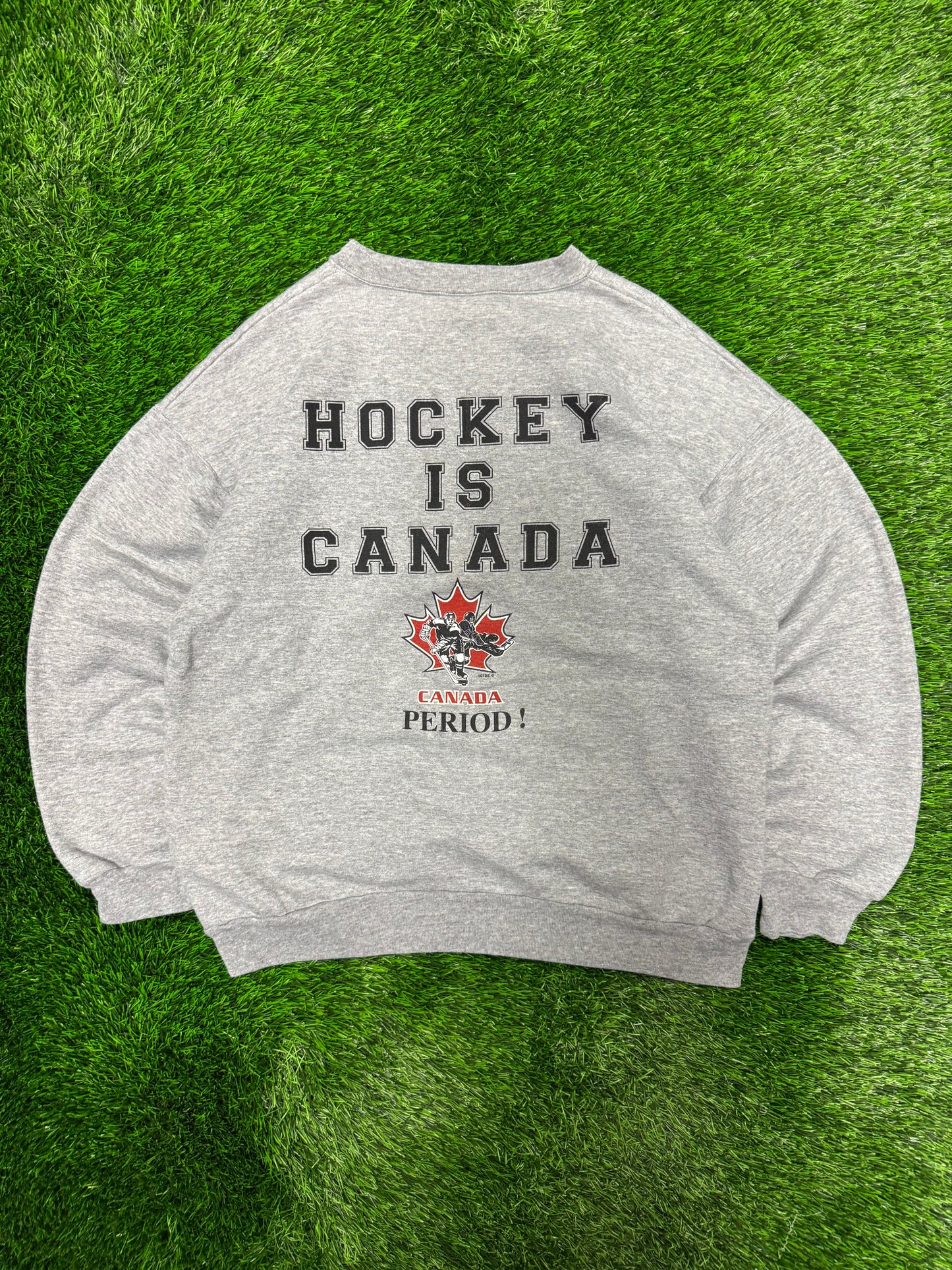 90s Canada Is Hockey Vintage Crewneck (L)