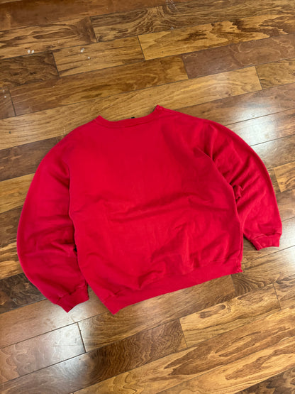 00s Timberland Embroidered Red Crewneck (XL)