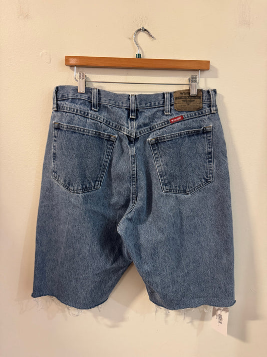 00s Wrangler Blue Shorts (34)