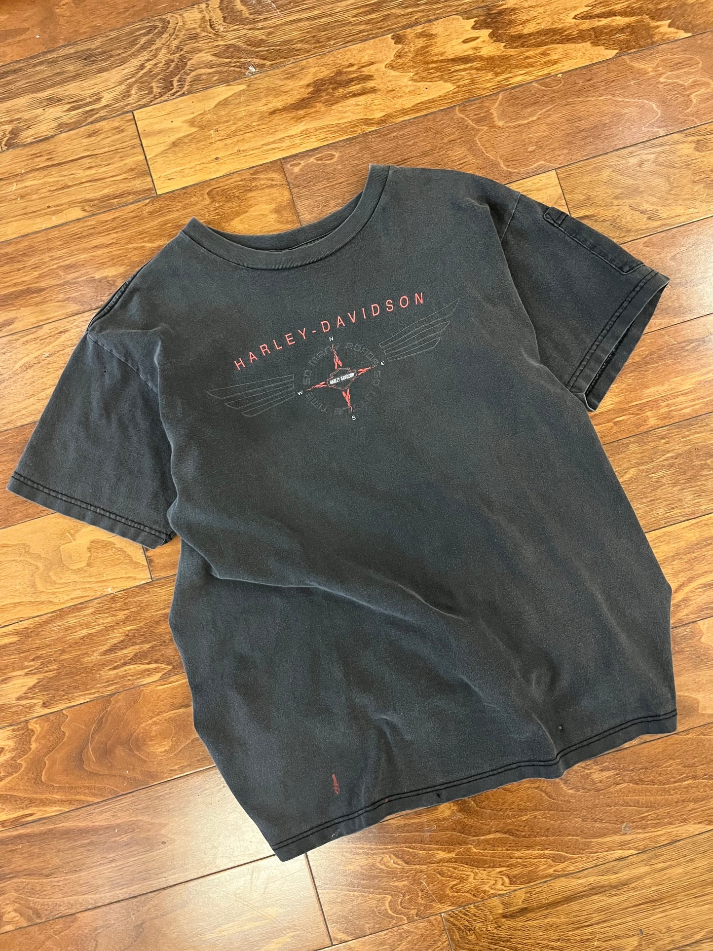 2001 Harley Davidson Daytona Beach Pocket Sleeve Tee