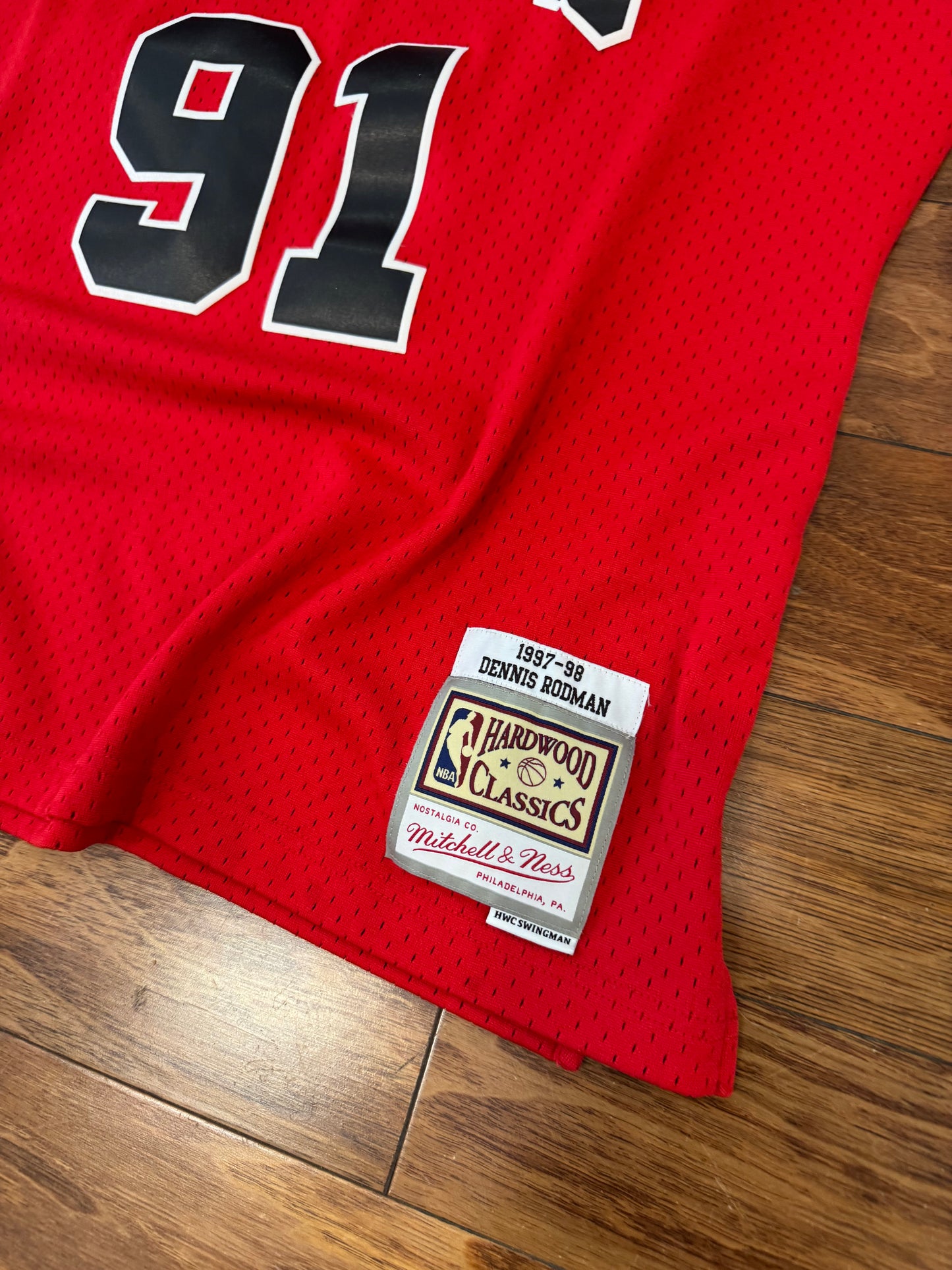 Chicago Bulls Dennis Rodman Mitchell & Ness Jersey (XL)
