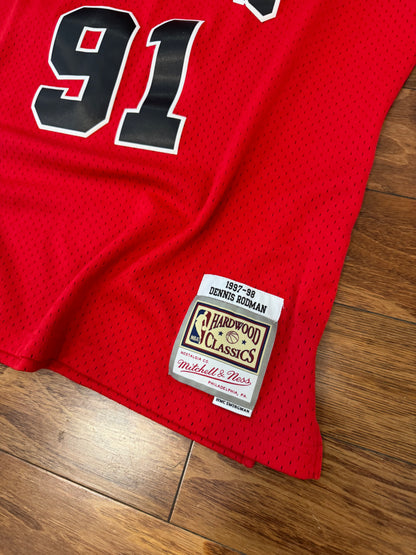 Chicago Bulls Dennis Rodman Mitchell & Ness Jersey (XL)