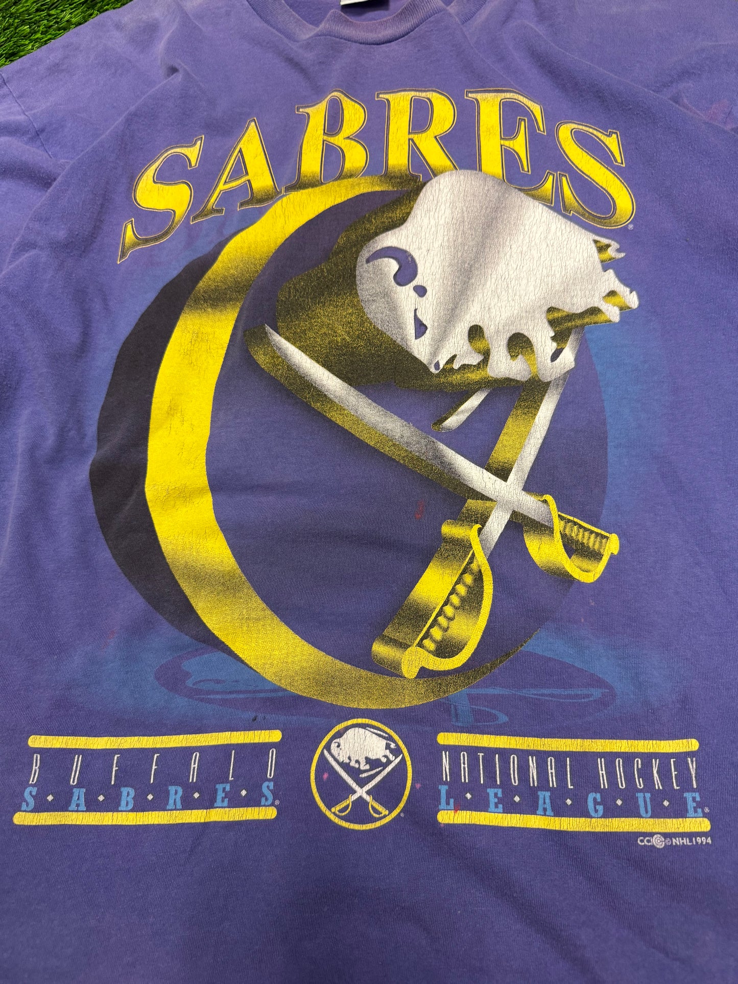 1994 Buffalo Sabres Vintage NHL Hockey Tee (XL)