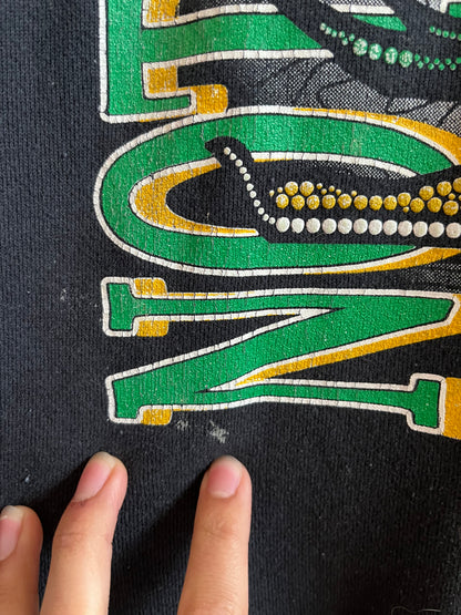 90s Notre Dame Savvy Big Graphic Crewneck (L)