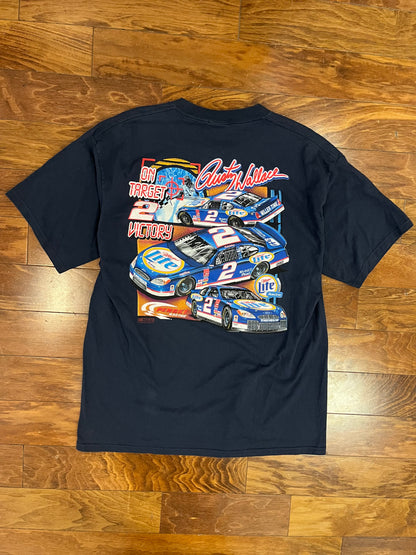 2001 Rusty Wallace Miller Lite Nascar Tee (XL)