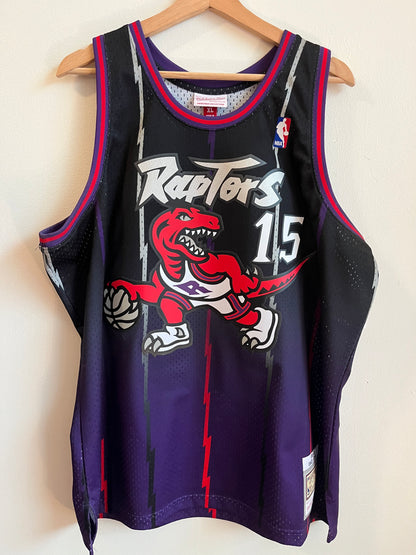 Toronto Raptors Mitchell & Ness Vince Carter Fader Jersey (XL)